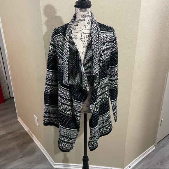 Carol Rose buttonless cardigan size large - Picture 1 of 6